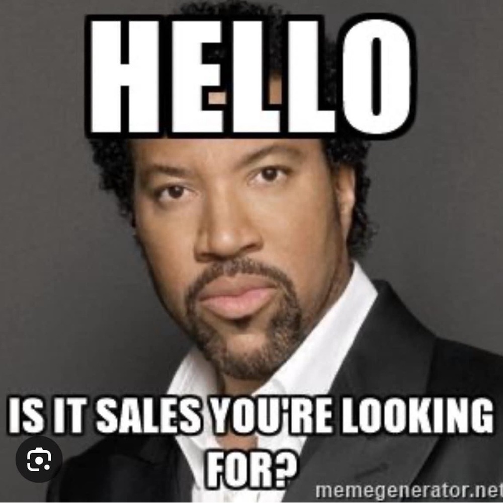 Don’t be afraid to make me an offer! Let’s chat! All are welcome!